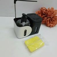 4-in-1 Multifunctional Soap Dispenser – Black Bathroom & Kitchen Accessories Soap & Lotion Dispensers