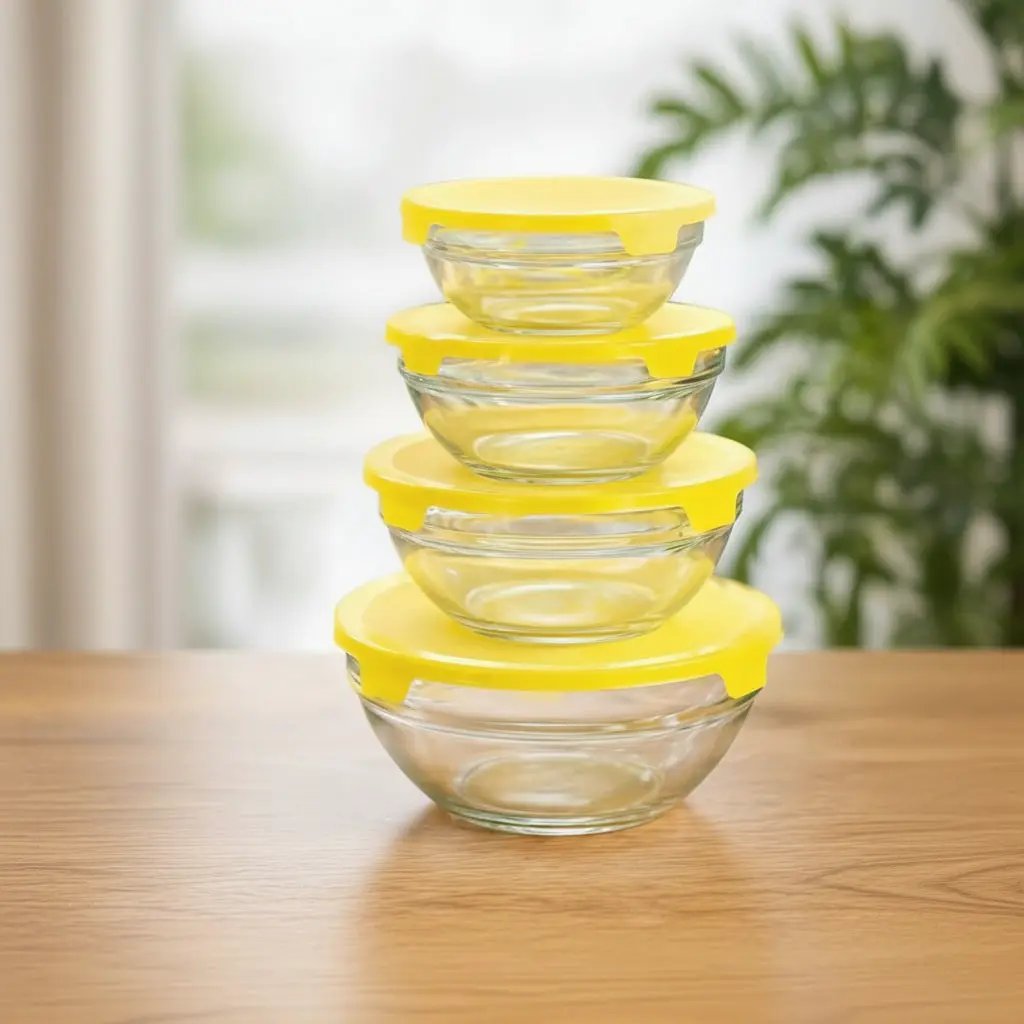 Glass Bowl Containers with Airtight Lids – 10pc Set Kitchen Storage Food Storage Containers