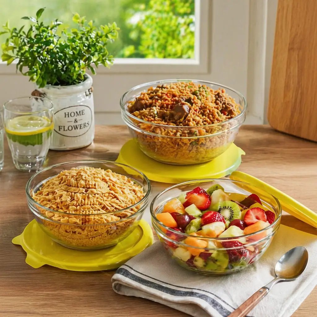 Glass Bowl Containers with Airtight Lids – 10pc Set Kitchen Storage Food Storage Containers