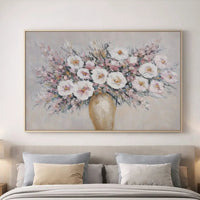 Floral Textured Wall Art Set – 102x102cm Wall Art & Decor Prints