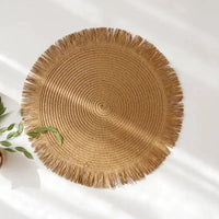 Braided Table Mats – Set of 6 Table Mats Placemats