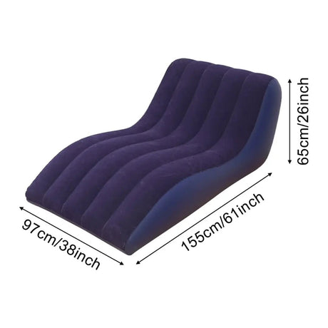 Portable Inflatable Air Sofa Lounger, Foldable Furniture Sectional Sofas