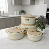 Leatherlite Hotpot Set of 4 Kitchen & Dining Food & Beverage Carriers