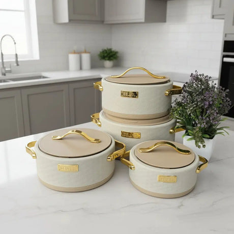Leatherlite Hotpot Set of 4 Kitchen & Dining Food & Beverage Carriers