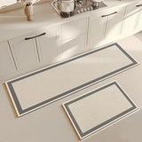 PVC Leather Kitchen Anti-Slip Mat Set, 2 Sizes Rugs & Mats Rugs