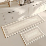 PVC Leather Kitchen Anti-Slip Mat Set, 2 Sizes Rugs & Mats Rugs