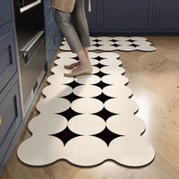 Modern Minimalist Kitchen Mat, PVC, Non-Slip Rugs & Mats Rugs