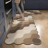 Modern Minimalist Kitchen Mat, PVC, Non-Slip Rugs & Mats Rugs