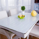 Transparent PVC Tablecloth 60x60cm Home & Kitchen Tablecloths