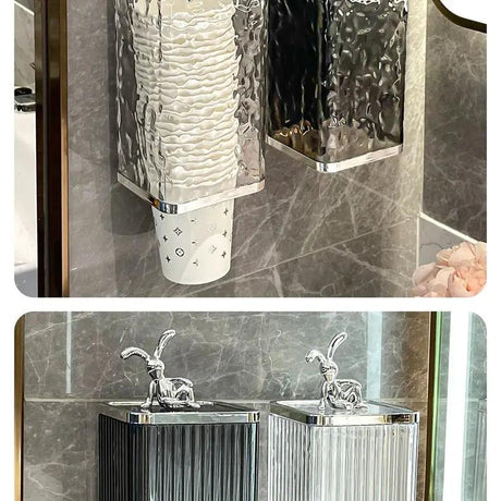 Wall Mounted Paper Cup Holder Kitchen Accessories Paper Towel Holders