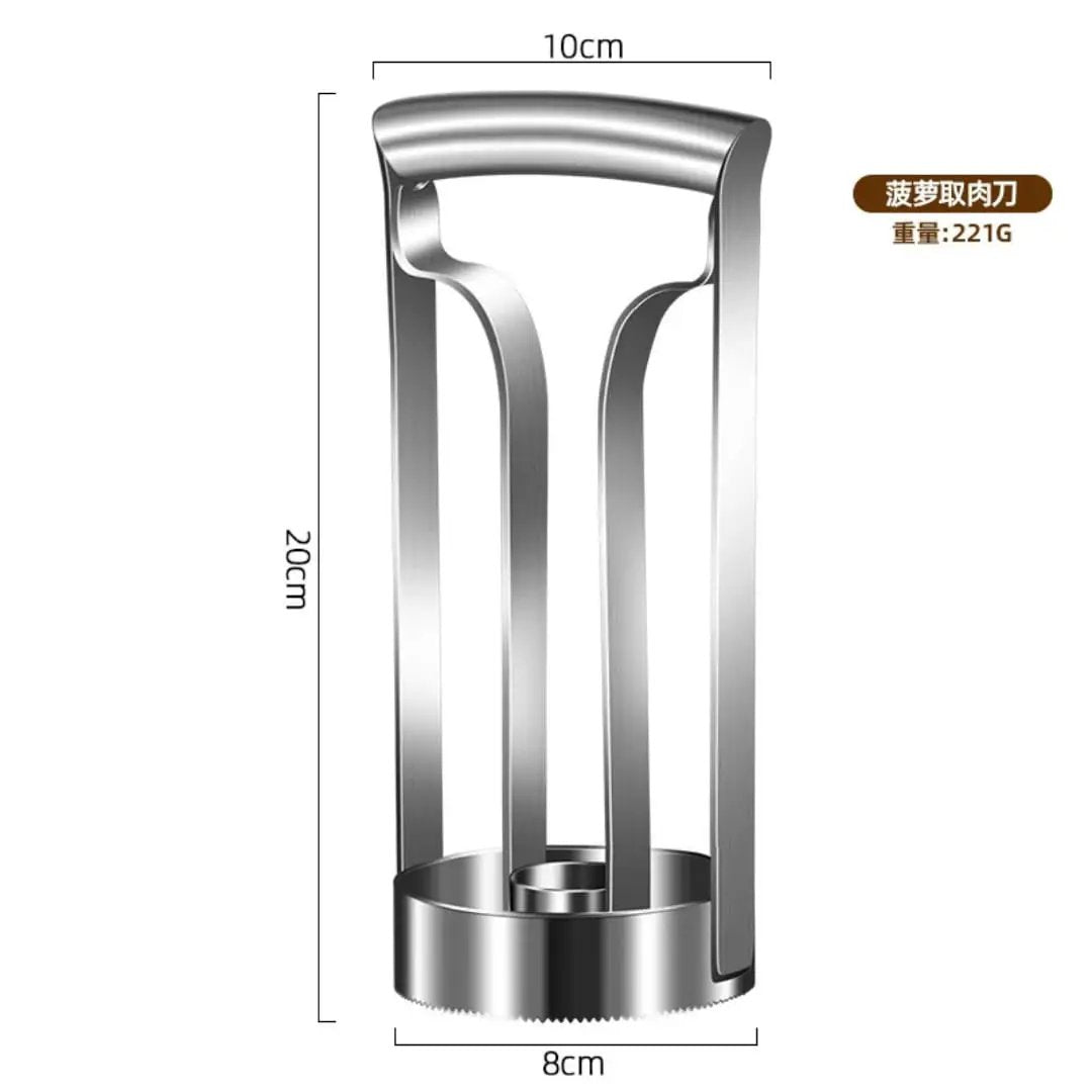 Stainless Steel Pineapple Corer & Slicer Kitchen & Dining Food Corers