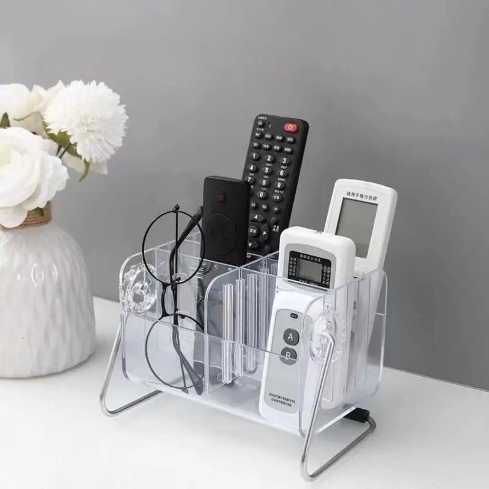 Rotating Acrylic Storage Box – 6-Compartment Desktop Organiser Storage & Organisation Desktop Organizers