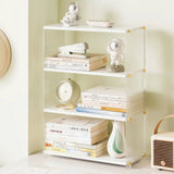 Multipurpose Storage Rack – Wood & Acrylic, 48x34x15cm Storage & Organisation Rack Bookcases & Shelves
