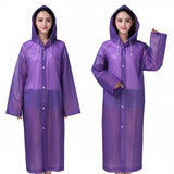 Adult Unisex Hooded Waterproof Poncho Raincoat Apparel & Outerwear Rain Coats