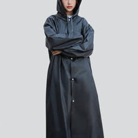 Adult Unisex Hooded Waterproof Poncho Raincoat Apparel & Outerwear Rain Coats
