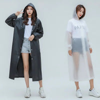 Adult Unisex Hooded Waterproof Poncho Raincoat Apparel & Outerwear Rain Coats