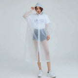 Adult Unisex Hooded Waterproof Poncho Raincoat Apparel & Outerwear Rain Coats