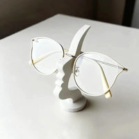 Human Face Eyeglass Stand – Bar Shape Glasses Holder Home Decor Eyewear Cases & Holders