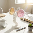 Human Face Eyeglass Stand – Bar Shape Glasses Holder Home Decor Eyewear Cases & Holders