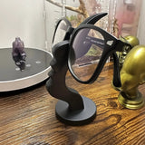 Human Face Eyeglass Stand – Bar Shape Glasses Holder Home Decor Eyewear Cases & Holders
