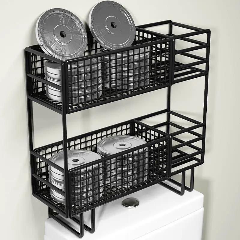 Double Layer Over the Toilet Rack Home & Kitchen Over-the-Toilet Caddies