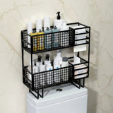 Double Layer Over the Toilet Rack Home & Kitchen Over-the-Toilet Caddies