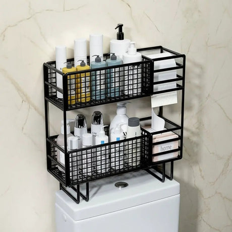 Double Layer Over the Toilet Rack Home & Kitchen Over-the-Toilet Caddies