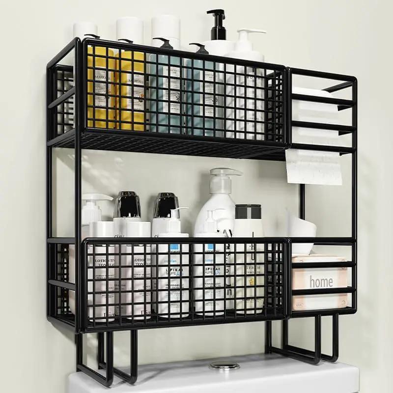 Double Layer Over the Toilet Rack Home & Kitchen Over-the-Toilet Caddies