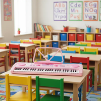 Portable Electronic Keyboard, 61 Keys Musical Instruments Musical Keyboards