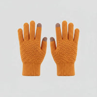Winter Touchscreen Gloves, Fleece Lined Knit Wool Gloves & Winter Accessories Gloves & Mittens