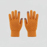 Winter Touchscreen Gloves, Fleece Lined Knit Wool Gloves & Winter Accessories Gloves & Mittens