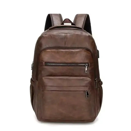 PU Leather USB Charging Backpack, Large Capacity Bags & Backpacks Laptop Backpacks