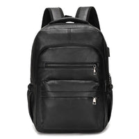 PU Leather USB Charging Backpack, Large Capacity Bags & Backpacks Laptop Backpacks