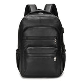 PU Leather USB Charging Backpack, Large Capacity Bags & Backpacks Laptop Backpacks