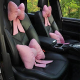 Luxury Bow Car Seat Cushion Set Car Accessories Seat Covers