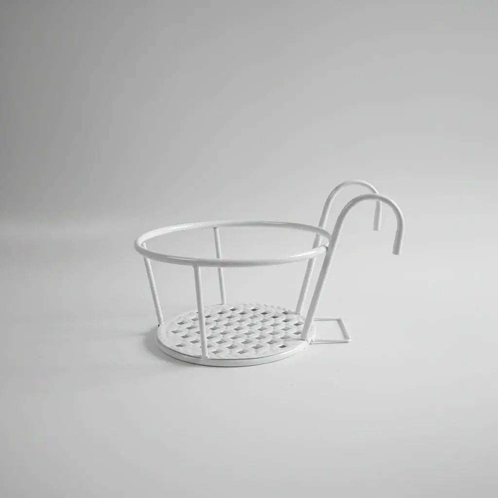 Metal Railing Flower Pot Holder Garden & Outdoor Plant Stands