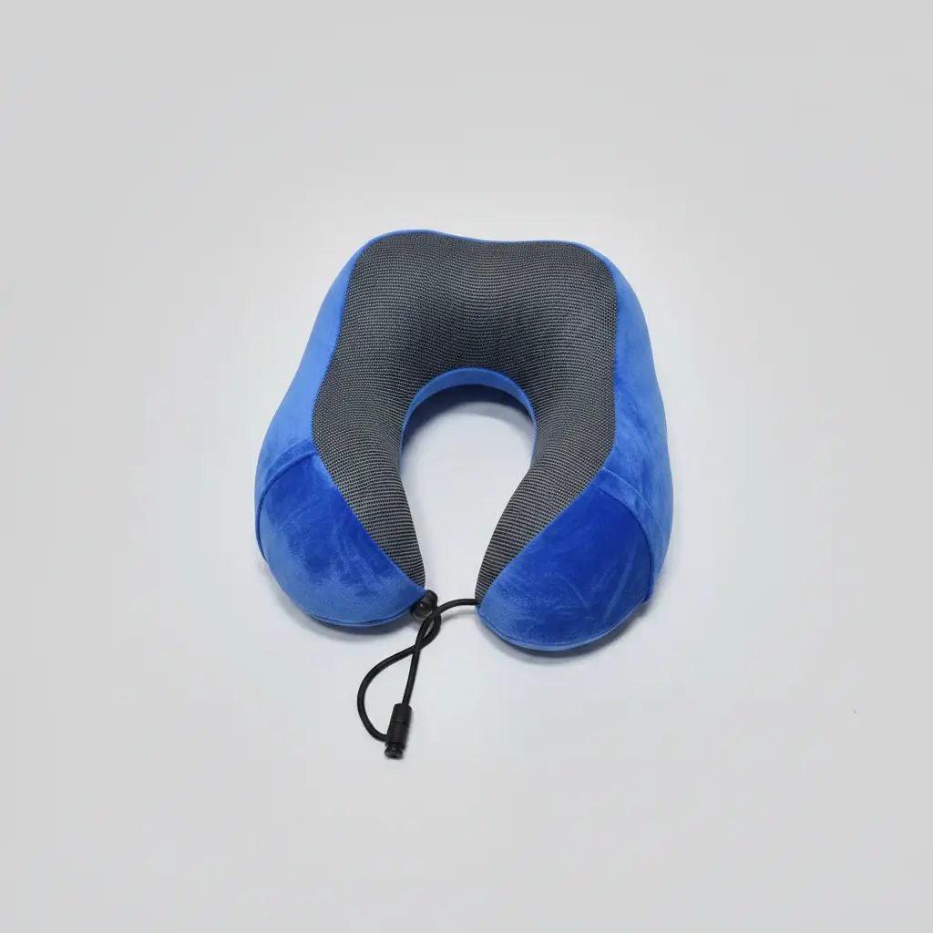 Microfiber Travel Neck Pillow with Hooded Cap Travel Accessories Travel Pillows