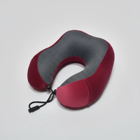 Microfiber Travel Neck Pillow with Hooded Cap Travel Accessories Travel Pillows