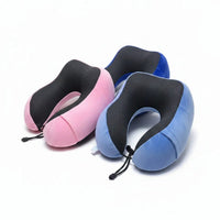 Microfiber Travel Neck Pillow with Hooded Cap Travel Accessories Travel Pillows