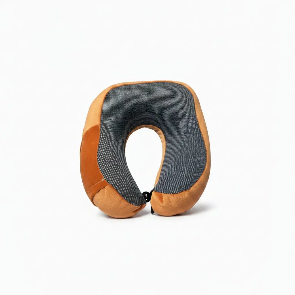 Microfiber Travel Neck Pillow with Hooded Cap Travel Accessories Travel Pillows