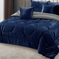 Silk Duvet Set – 6x7 with Fleece Bedsheet & 4 Pillowcases Bedding Bedding Sets