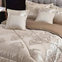 Silk Duvet Set – 6x7 with Fleece Bedsheet & 4 Pillowcases Bedding Bedding Sets