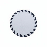 Round Braided Table Mats – Set of 6, 38cm Table Decor Placemats