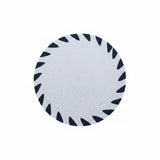 Round Braided Table Mats – Set of 6, 38cm Table Decor Placemats