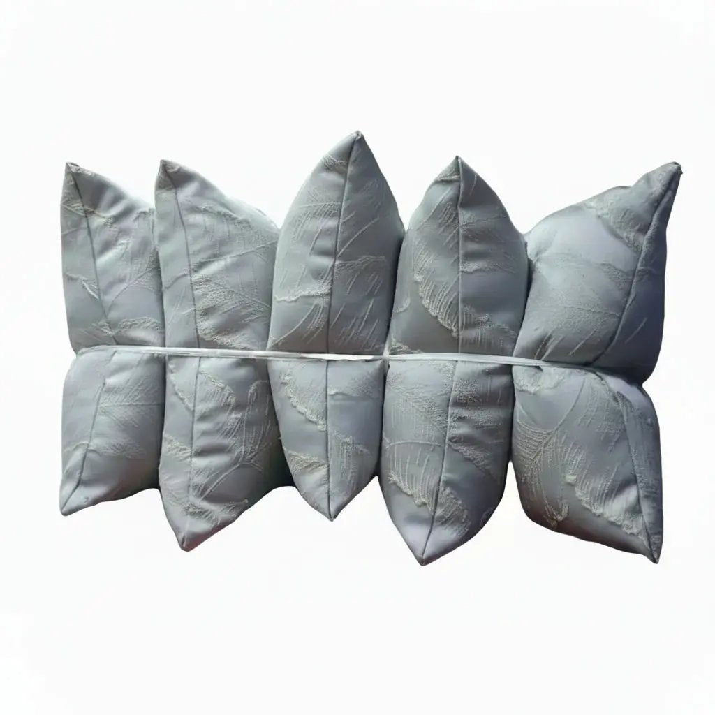 Fiber Filled Backrest Throw Pillows – Set of 5 Home Decor Throw Pillows