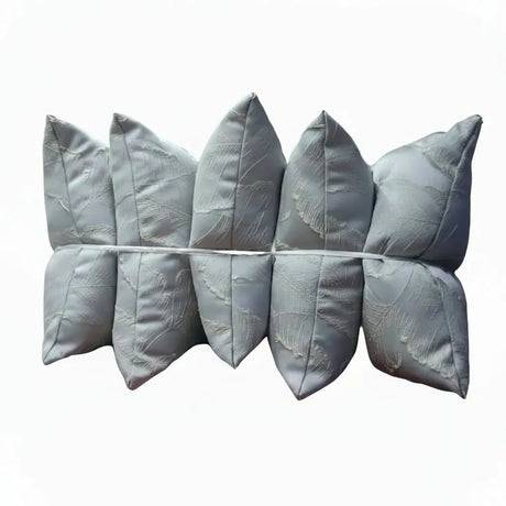 Fiber Filled Backrest Throw Pillows – Set of 5 Home Decor Throw Pillows