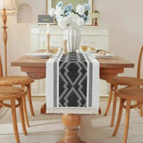 Cotton Linen Table Runner with Tassels – 35x300cm Table Linen & Runners Table Runners