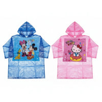 Cartoon Themed Kids Raincoat with Extendable Bag Space Kids Rainwear Rain Coats