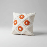 Boho Vintage Tufted Throw Pillow Cover – 45x45cm Home Decor Chair & Sofa Cushion Covers
