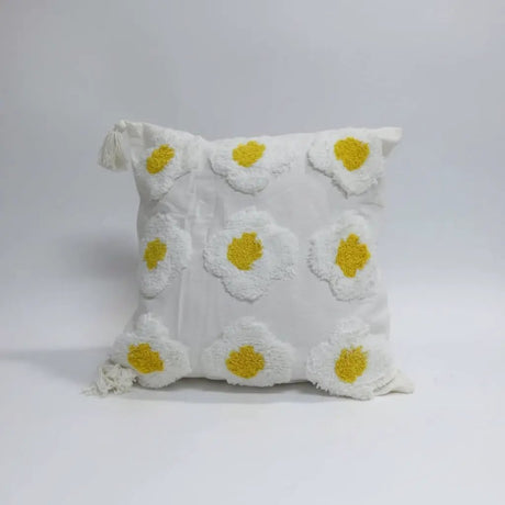 Boho Vintage Tufted Throw Pillow Cover – 45x45cm Home Decor Chair & Sofa Cushion Covers